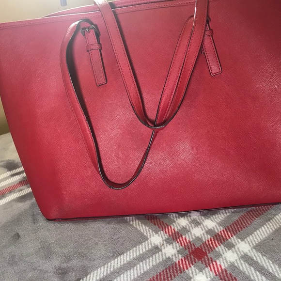 MICHAEL KORS Jet Set Travel Saffiano Tote Bag - Picture 1 of 8